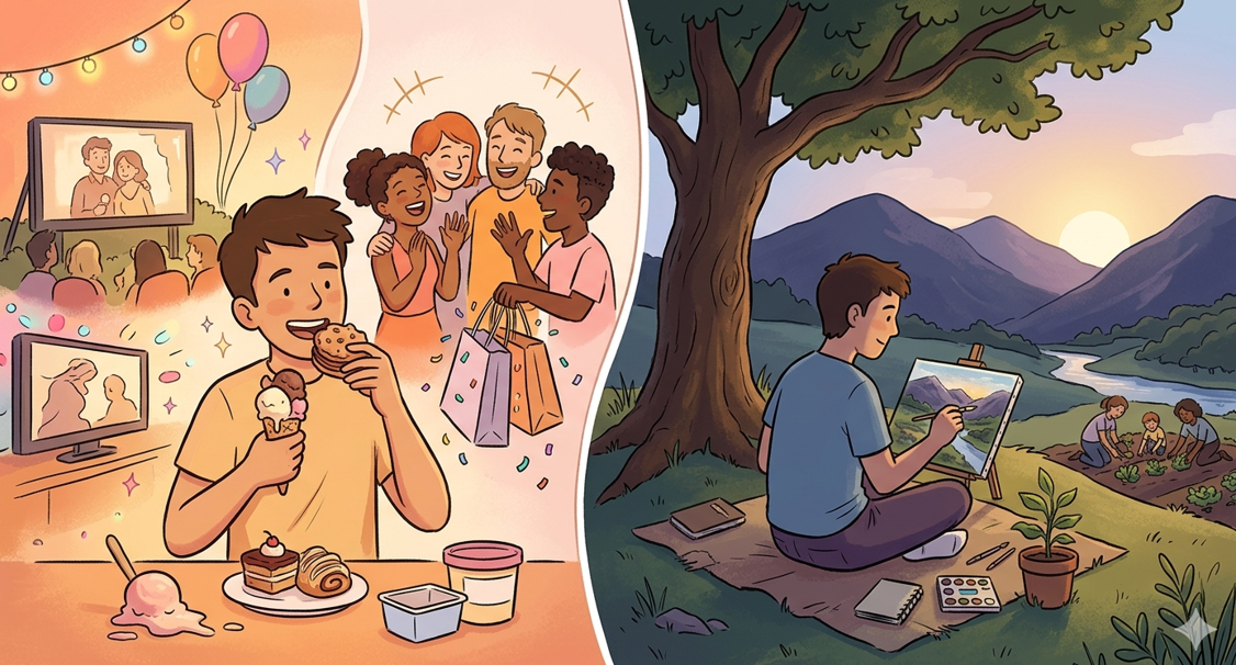 Eudaemonia vs Hedonia: Mencari Perbedaan Antara Kesenangan Sesaat dan Kebahagiaan Sejati